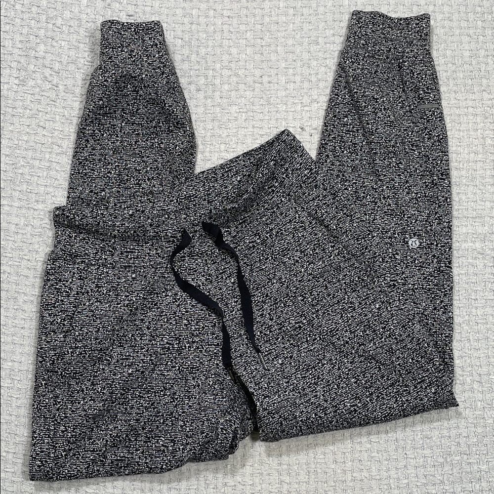 Lululemon Ready to Rulu Pant Jogger 4 Reconnect Jacquard Luon Blk Sweats Joggers